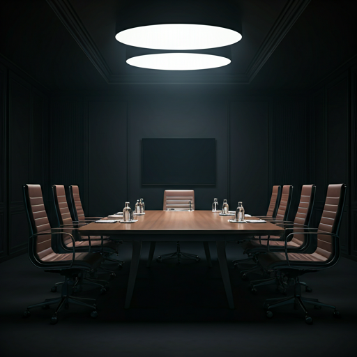 Corporate boardroom detail