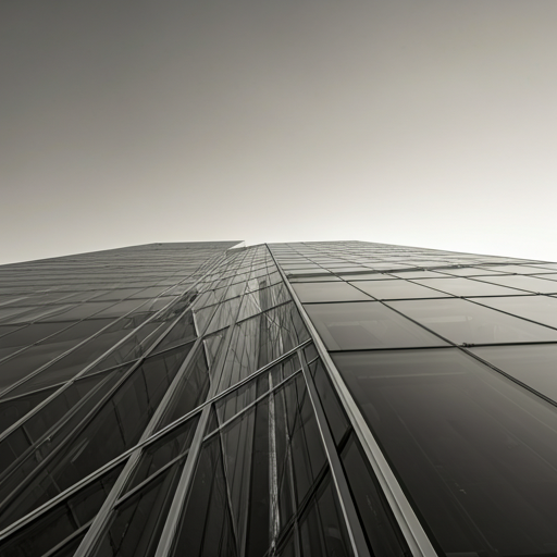Northrop Management advisory — architectural glass facade representing institutional precision